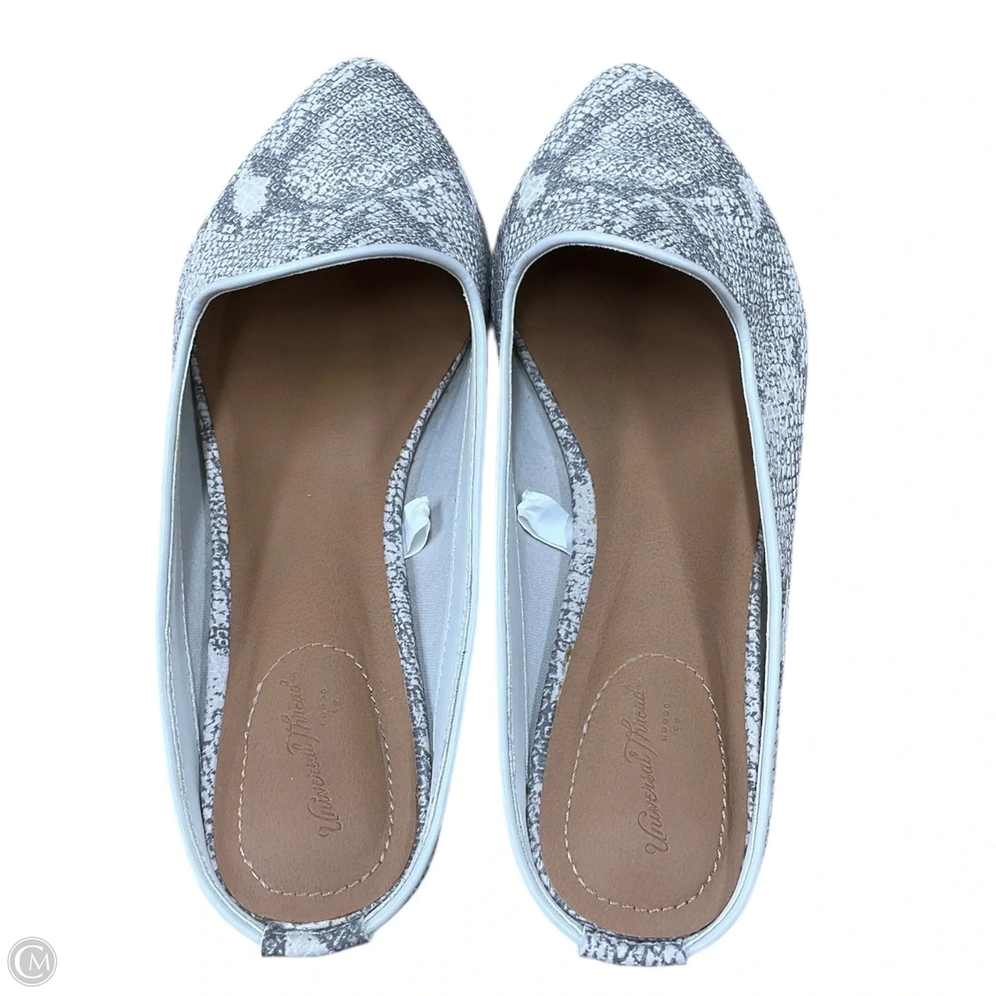 Shoes Flats By Universal Thread In Snakeskin Print, Size: 6.5