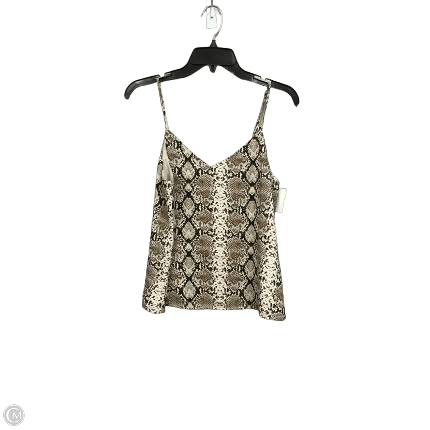 Top Sleeveless By Banana Republic In Snakeskin Print, Size: Xs