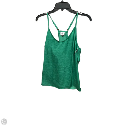 Top Sleeveless By Cabi In Green, Size: M