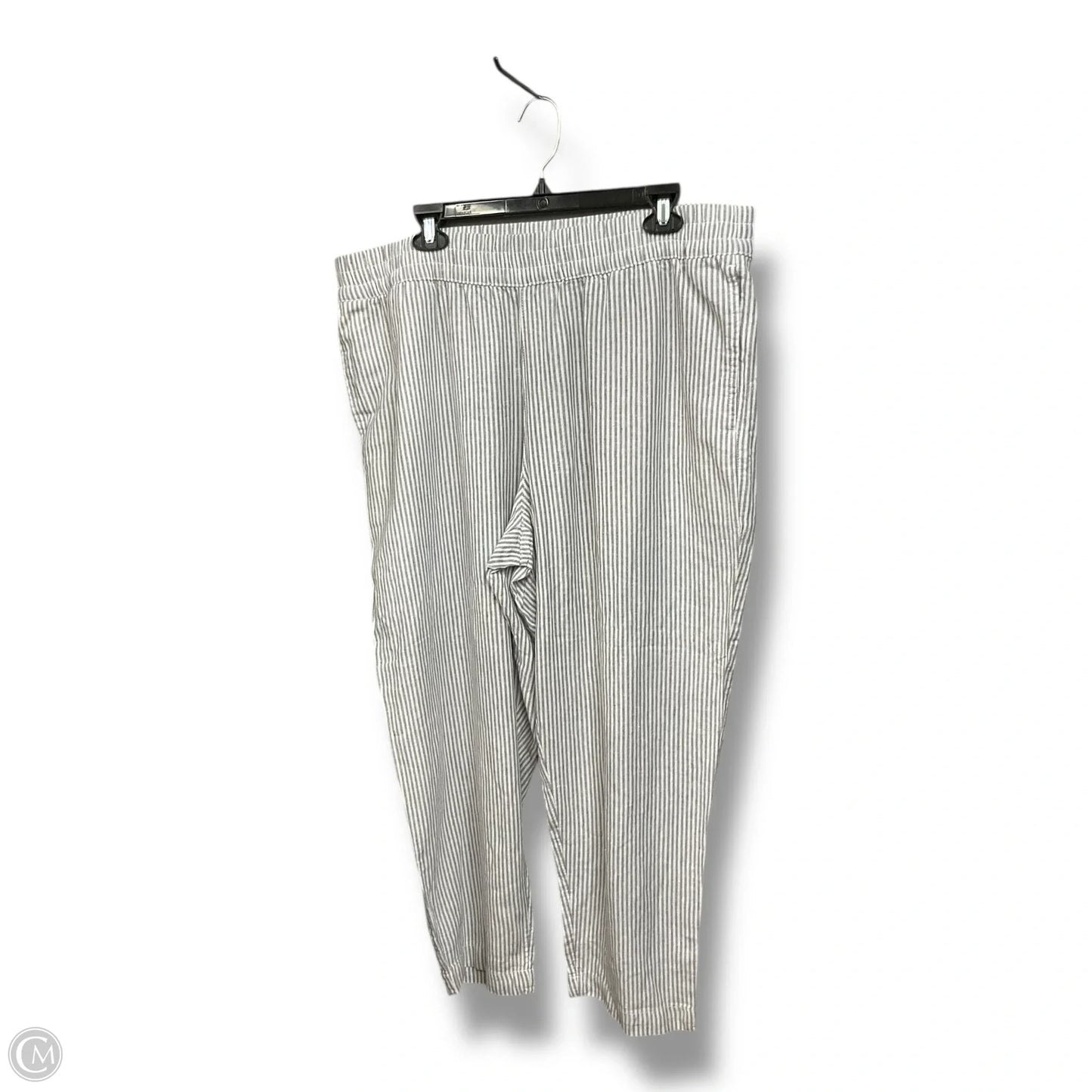 Pants Linen By Old Navy In Striped Pattern, Size: Xl