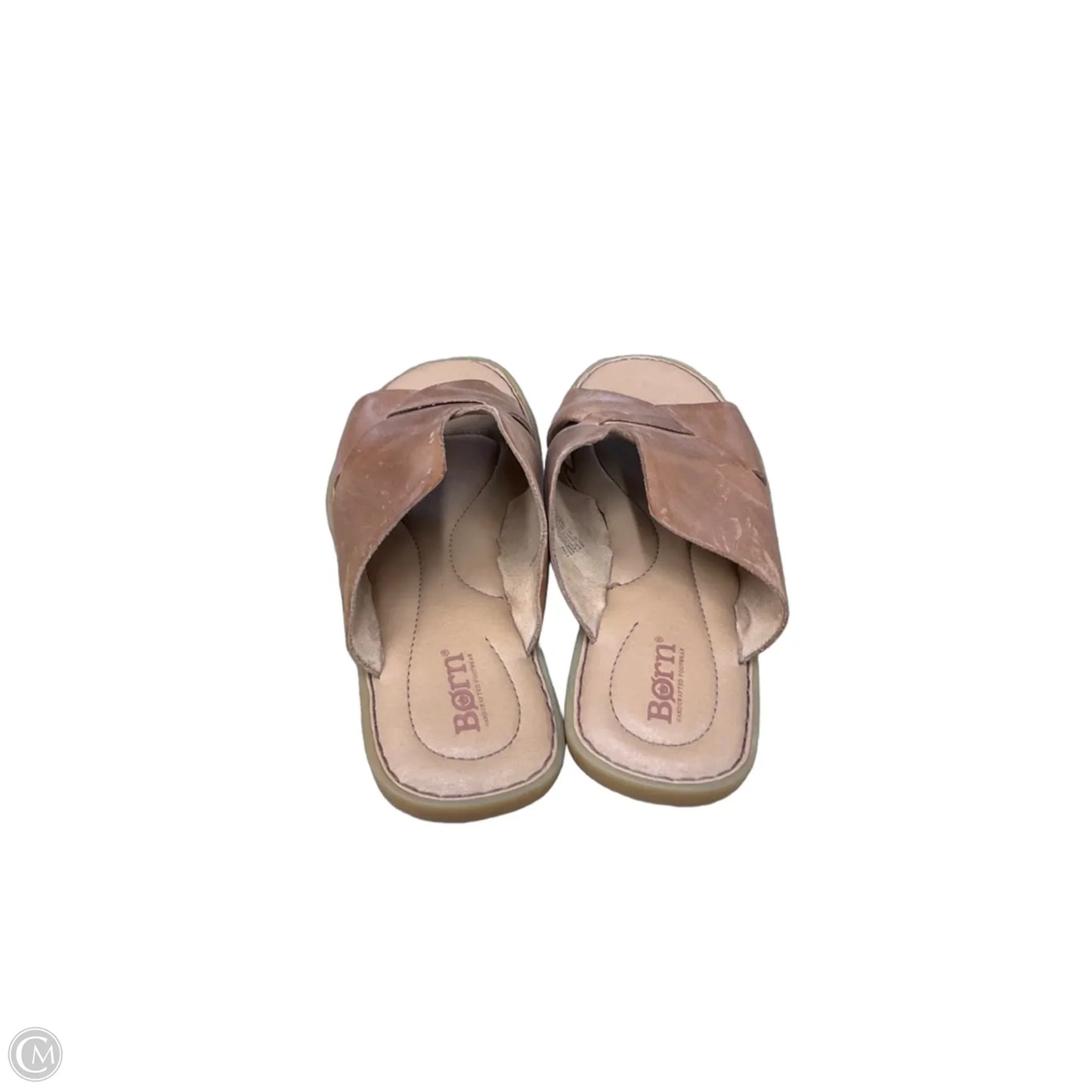 Sandals Flats By Born In Brown, Size: 10