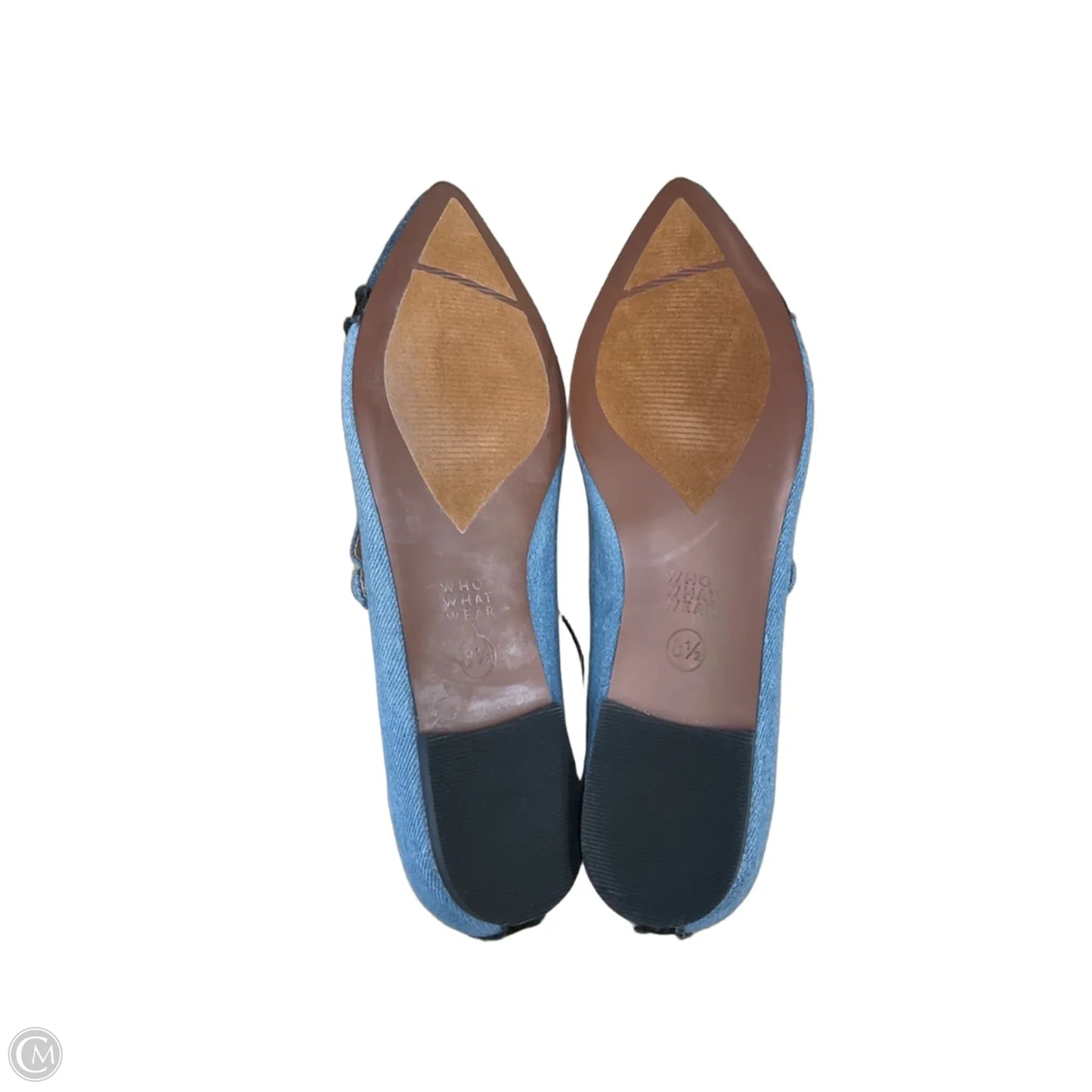 Shoes Flats By Who What Wear In Blue, Size: 8.5