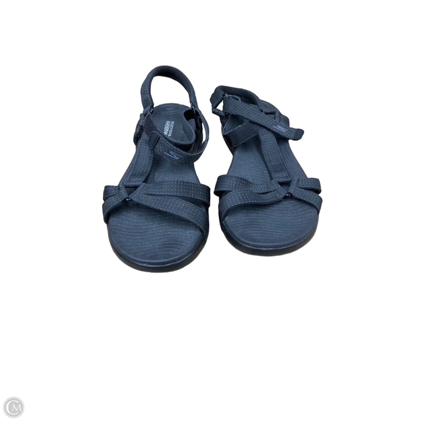 Sandals Flats By Skechers In Black, Size: 8