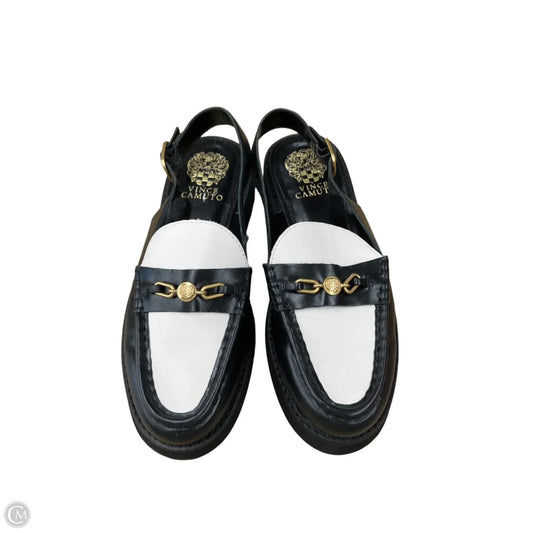 Shoes Flats By Vince Camuto In Black & White, Size: 8.5