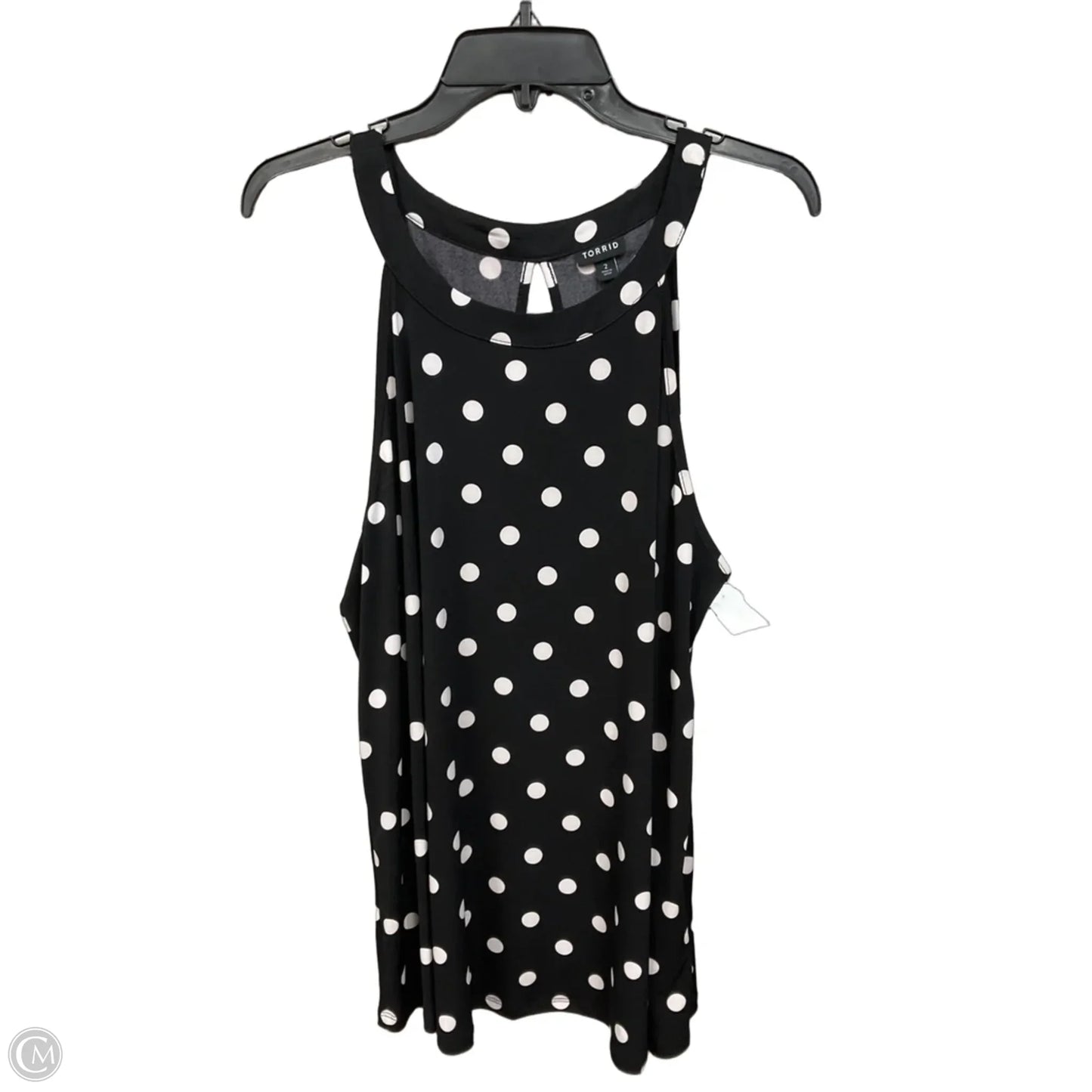 Top Sleeveless By Torrid In Polkadot Pattern, Size: 2x