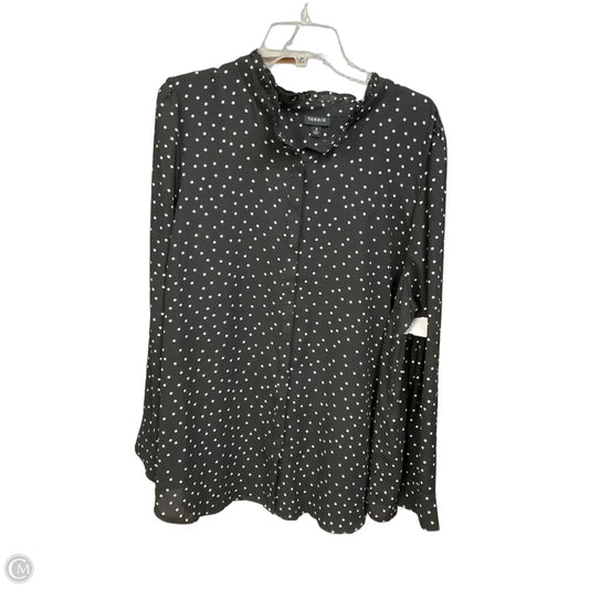 Blouse Long Sleeve By Torrid In Polkadot Pattern, Size: 3x