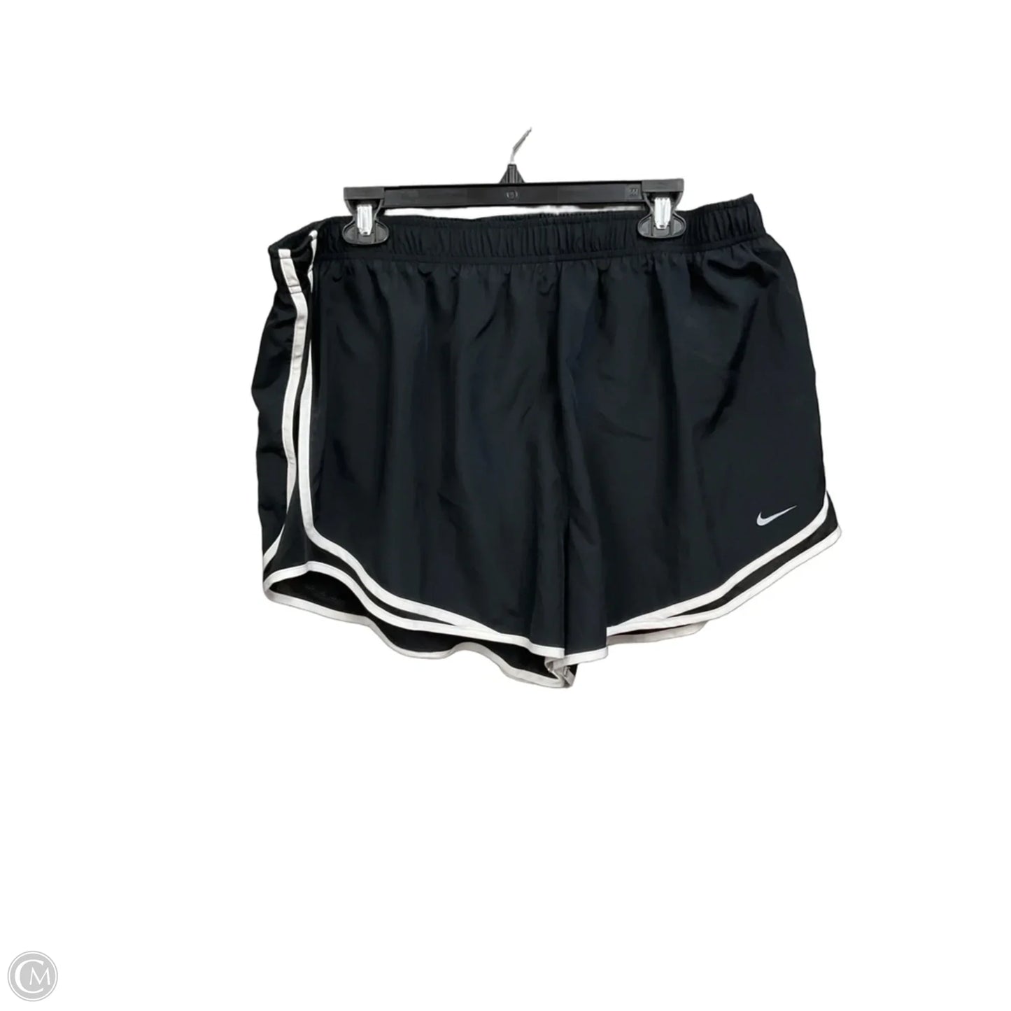 Athletic Shorts By Nike Apparel In Black & White, Size: 2x