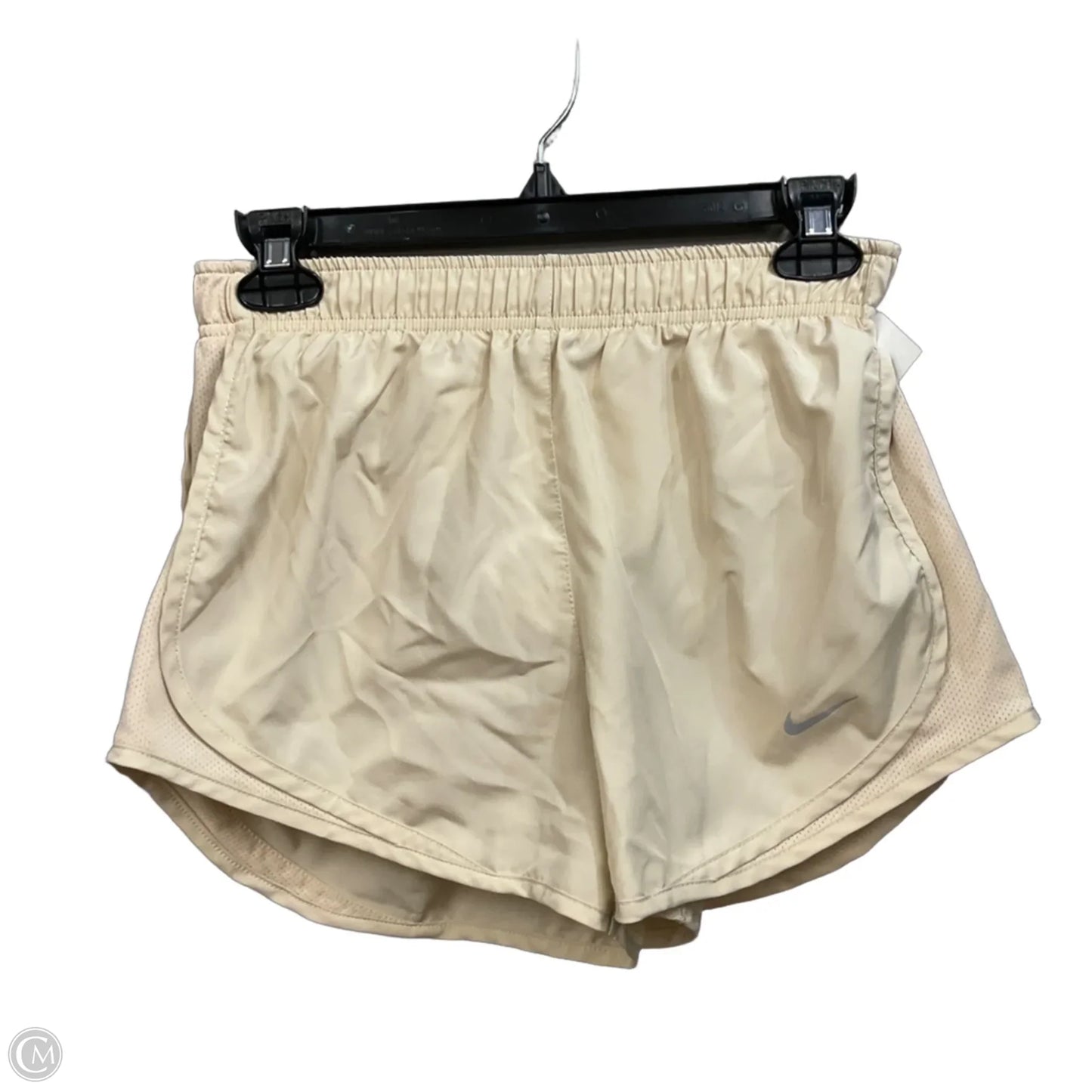 Athletic Shorts By Nike Apparel In Tan, Size: S