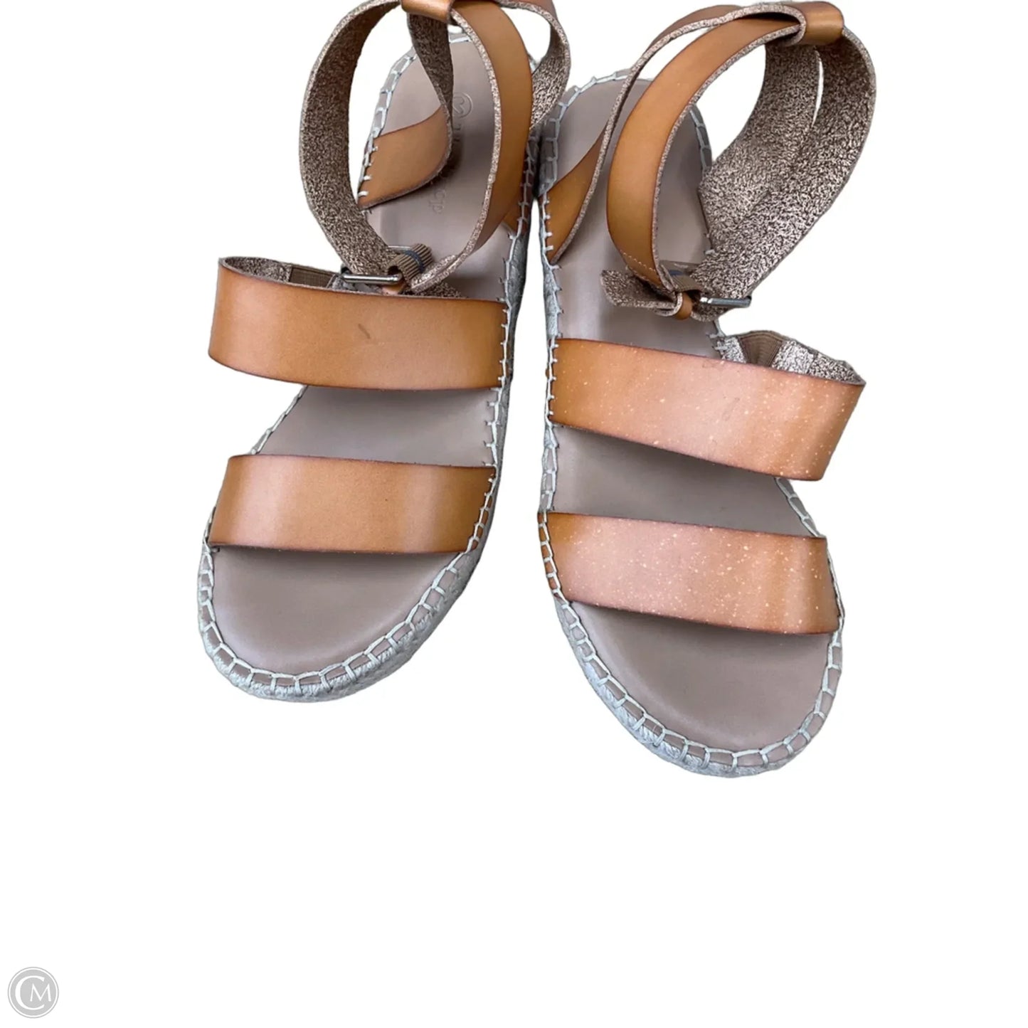 Sandals Flats By The Drop In Tan, Size: 9