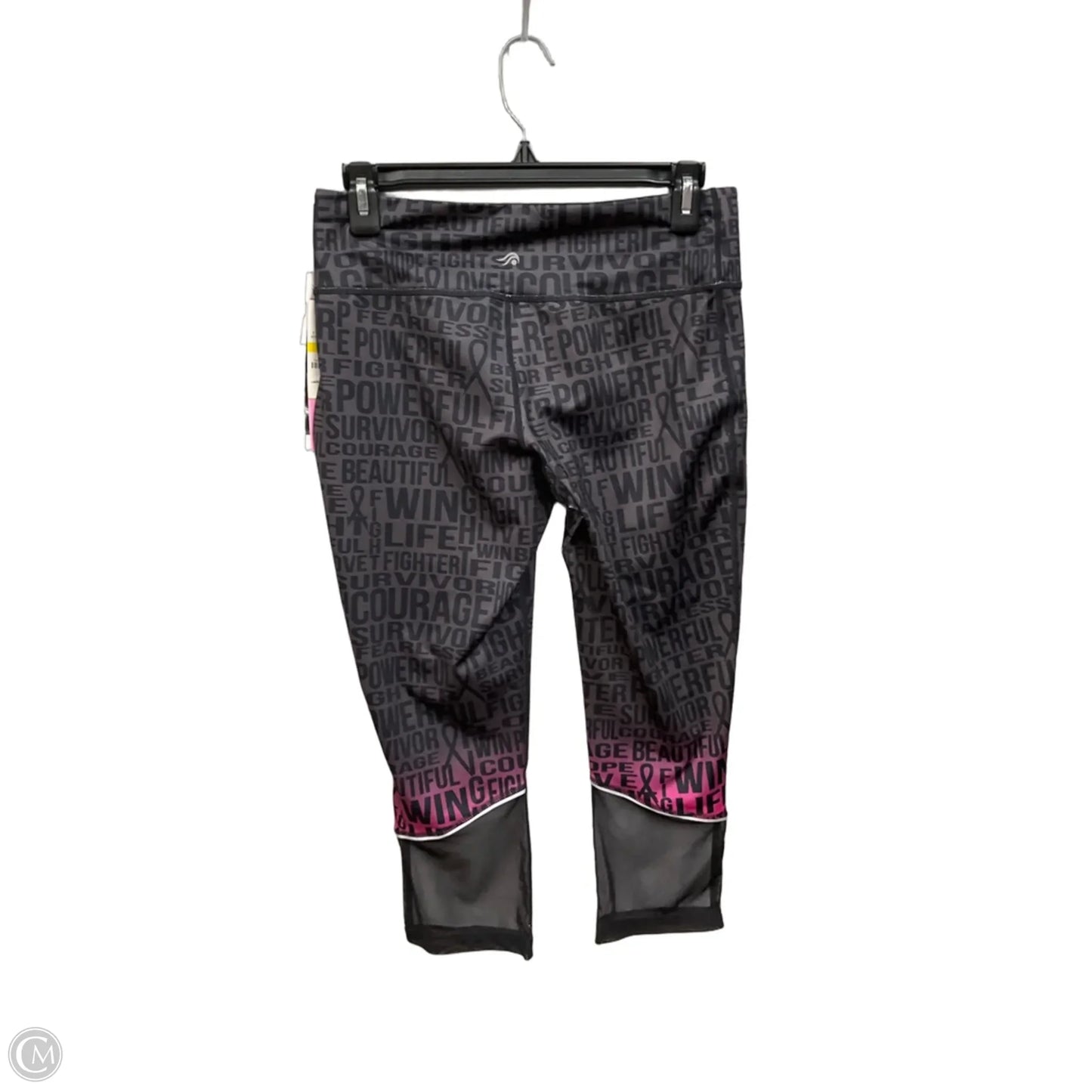 Athletic Capris By Ideology In Ombre Print, Size: M
