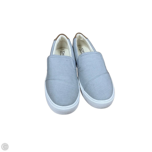 Shoes Flats By Toms In Grey, Size: 11