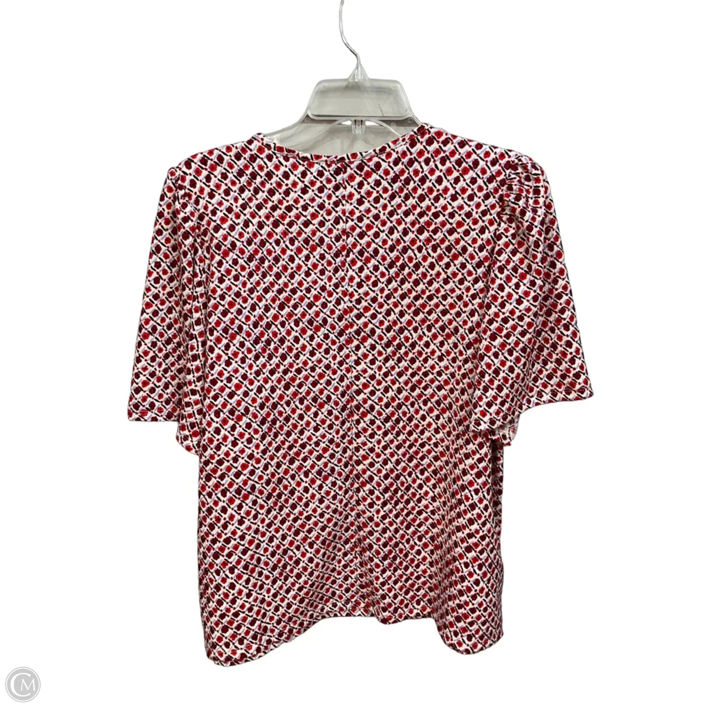 Top Short Sleeve By Loft In Floral Print, Size: M