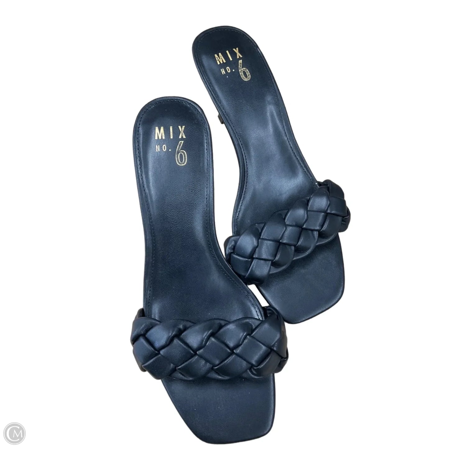 Shoes Heels Kitten By Mix No 6 In Black, Size: 9.5