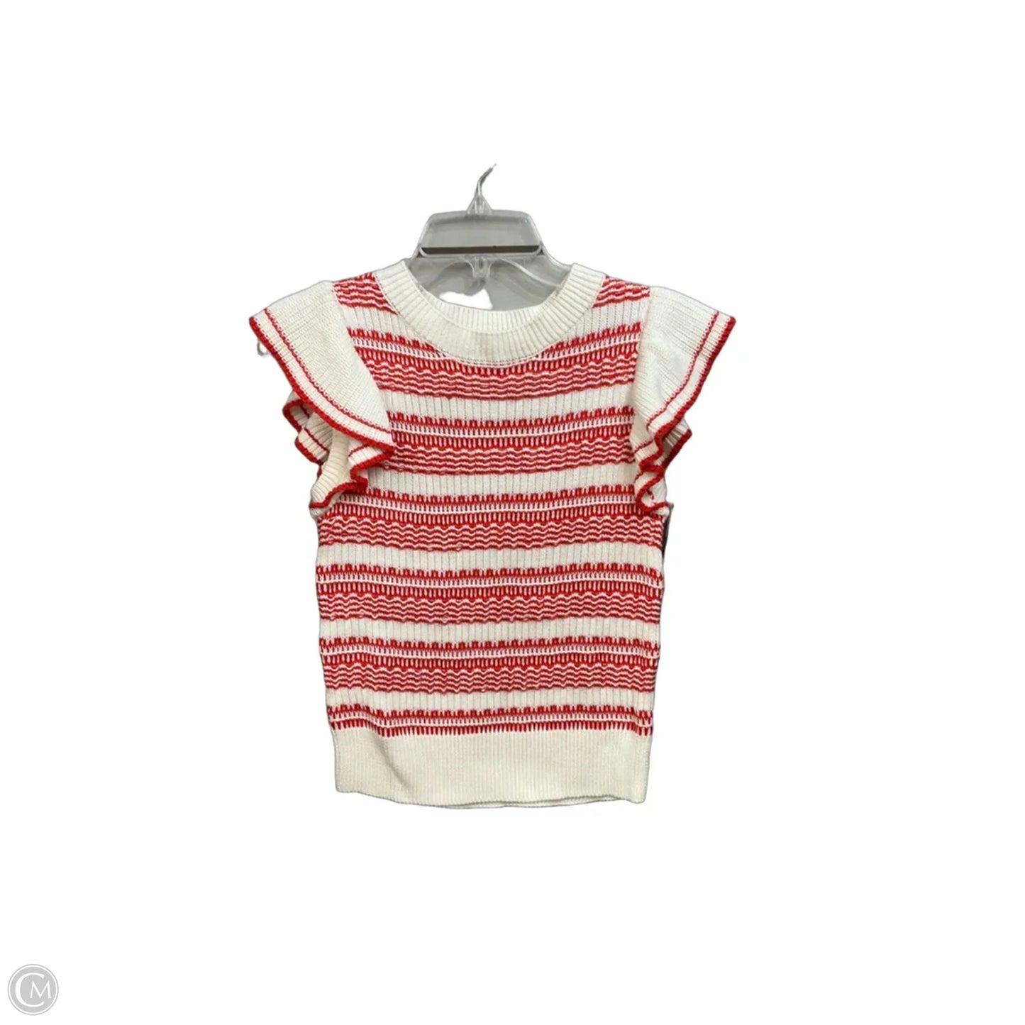 Top Sleeveless By Evereve In Striped Pattern, Size: Xs