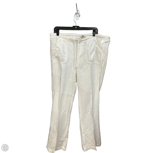 Pants Linen By Lucky Brand In White, Size: 12