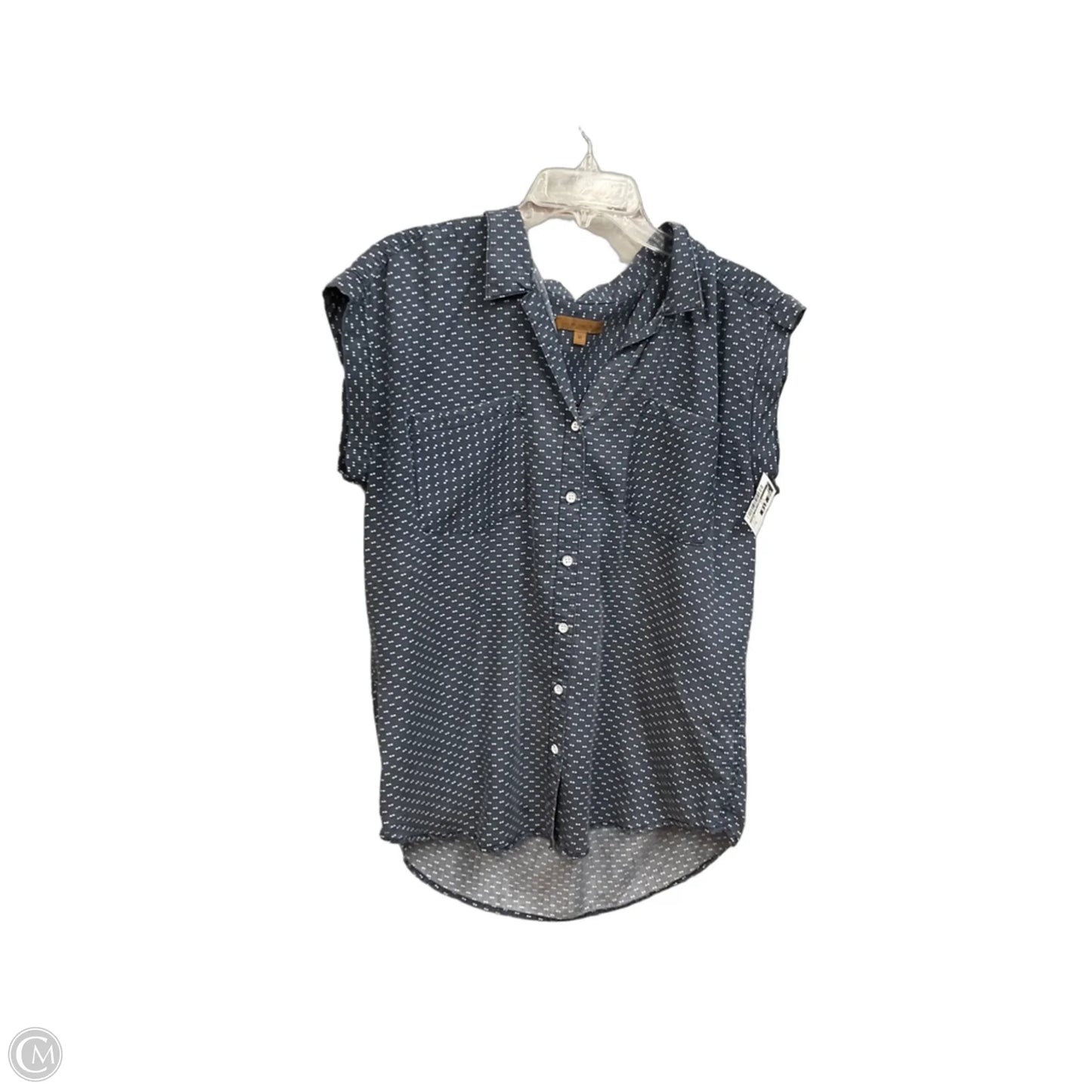 Top Short Sleeve By Jachs Girlfirend In Polkadot Pattern, Size: M