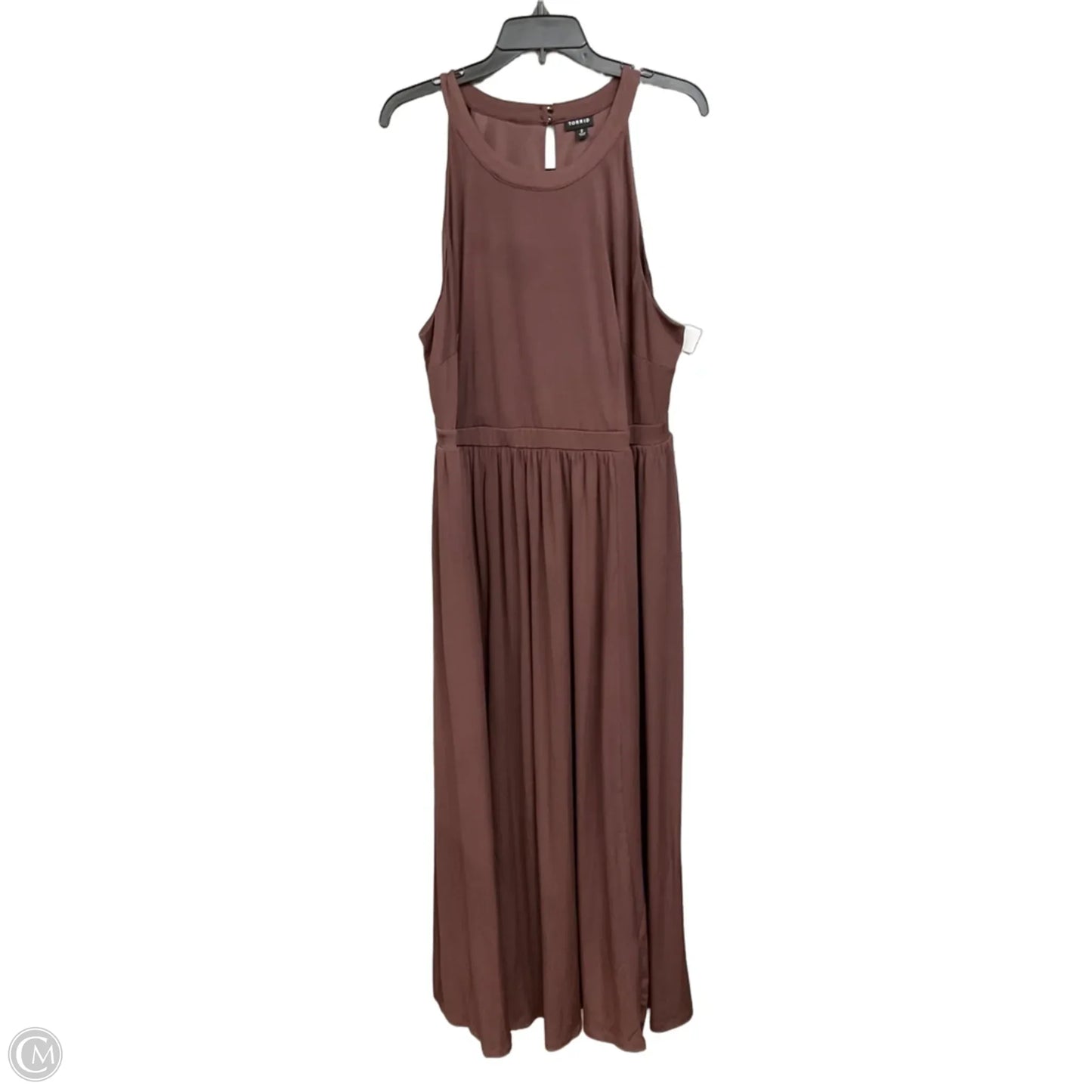 Dress Casual Maxi By Torrid In Brown, Size: 2x