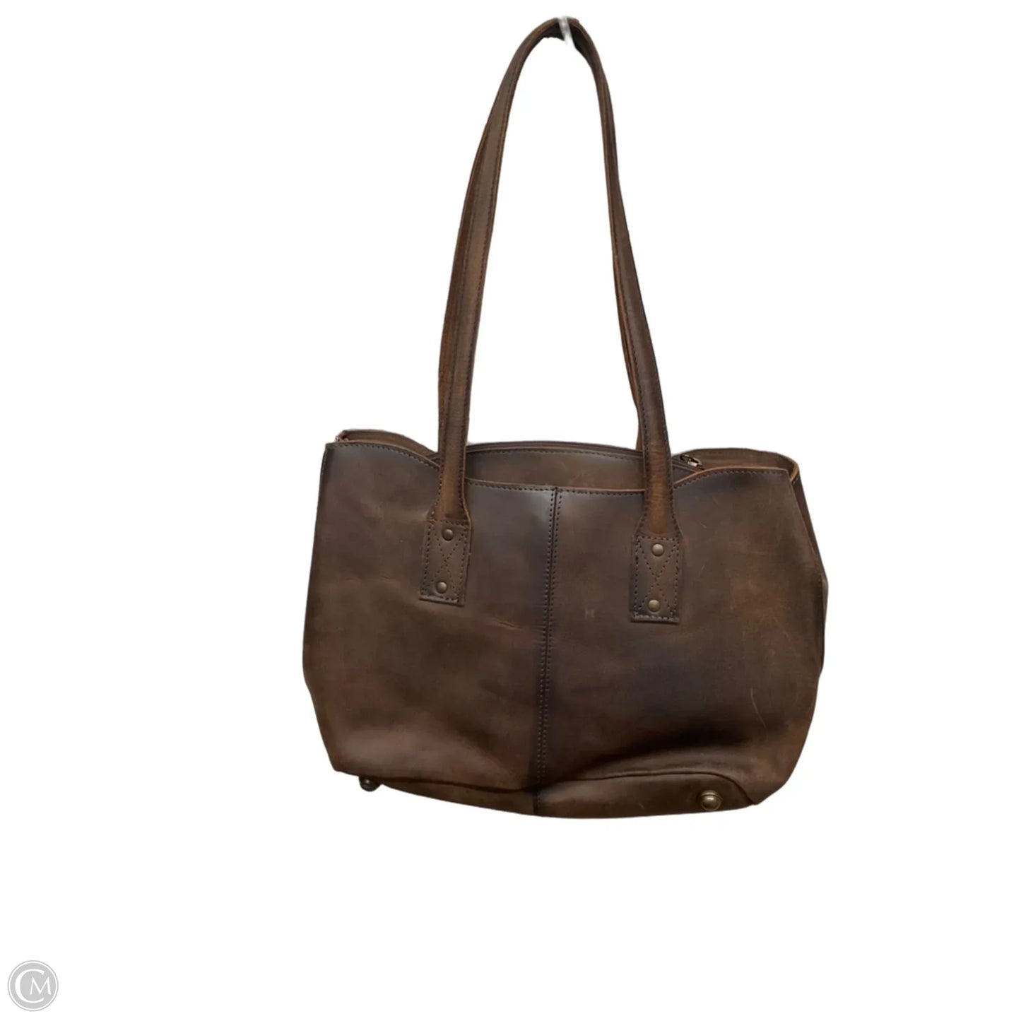 Handbag Leather By Cma, Size: Large