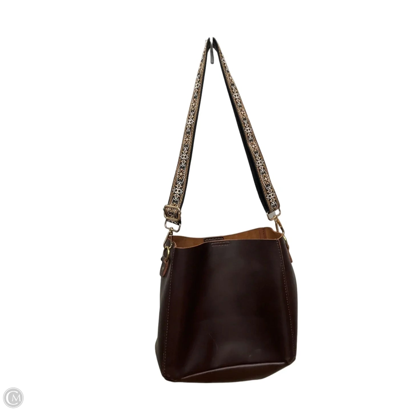 Crossbody Leather By Portland Leather, Size: Medium