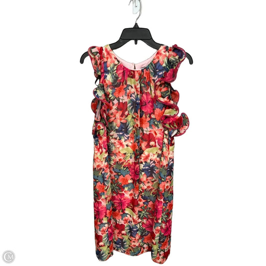 Dress Casual Short By Vince Camuto In Floral Print, Size: L