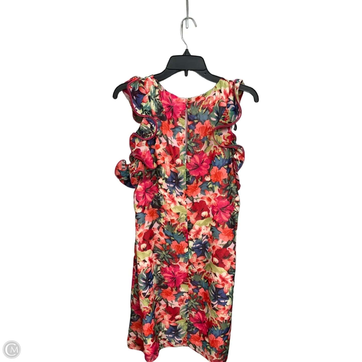 Dress Casual Short By Vince Camuto In Floral Print, Size: L