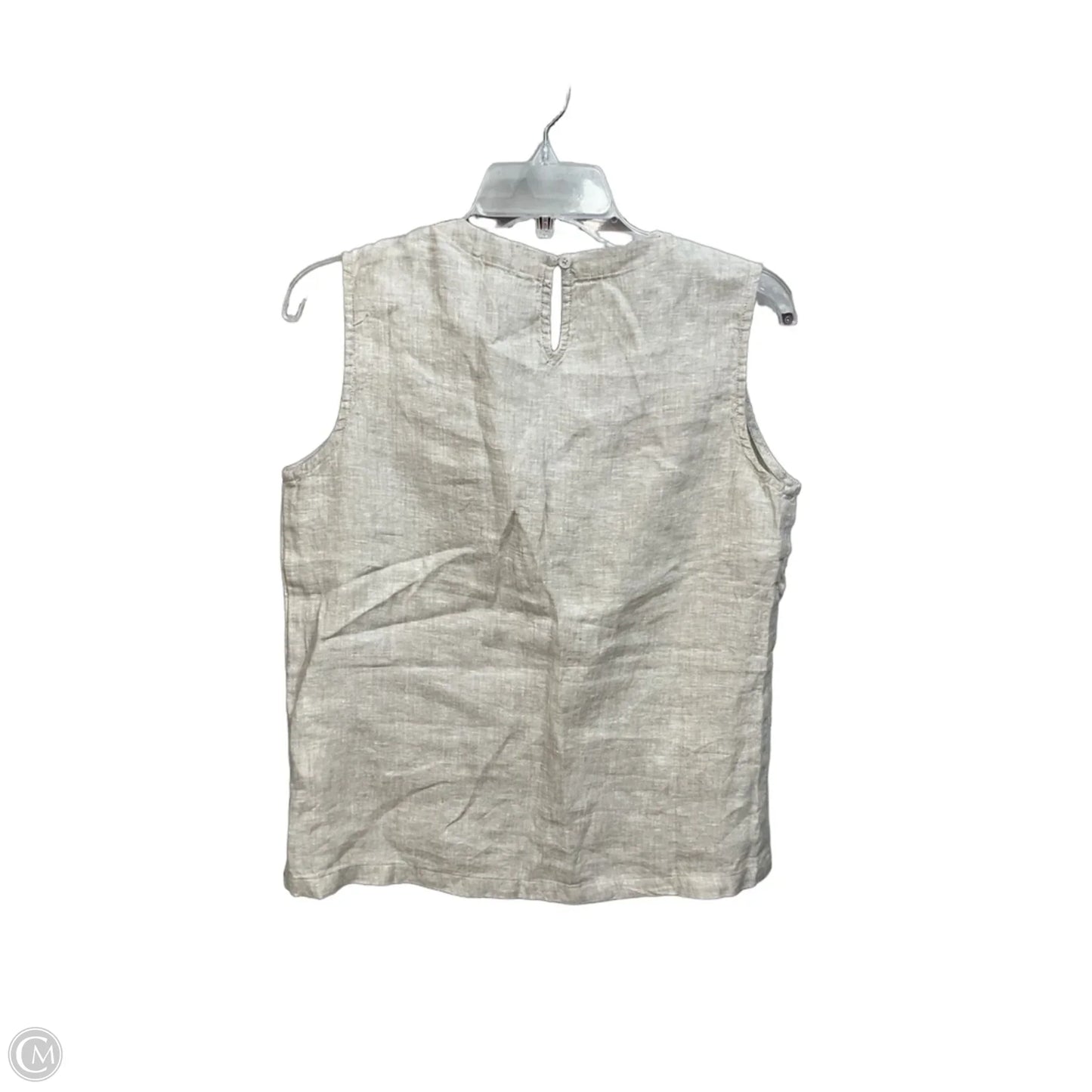 Top Sleeveless By Quince In Taupe, Size: S