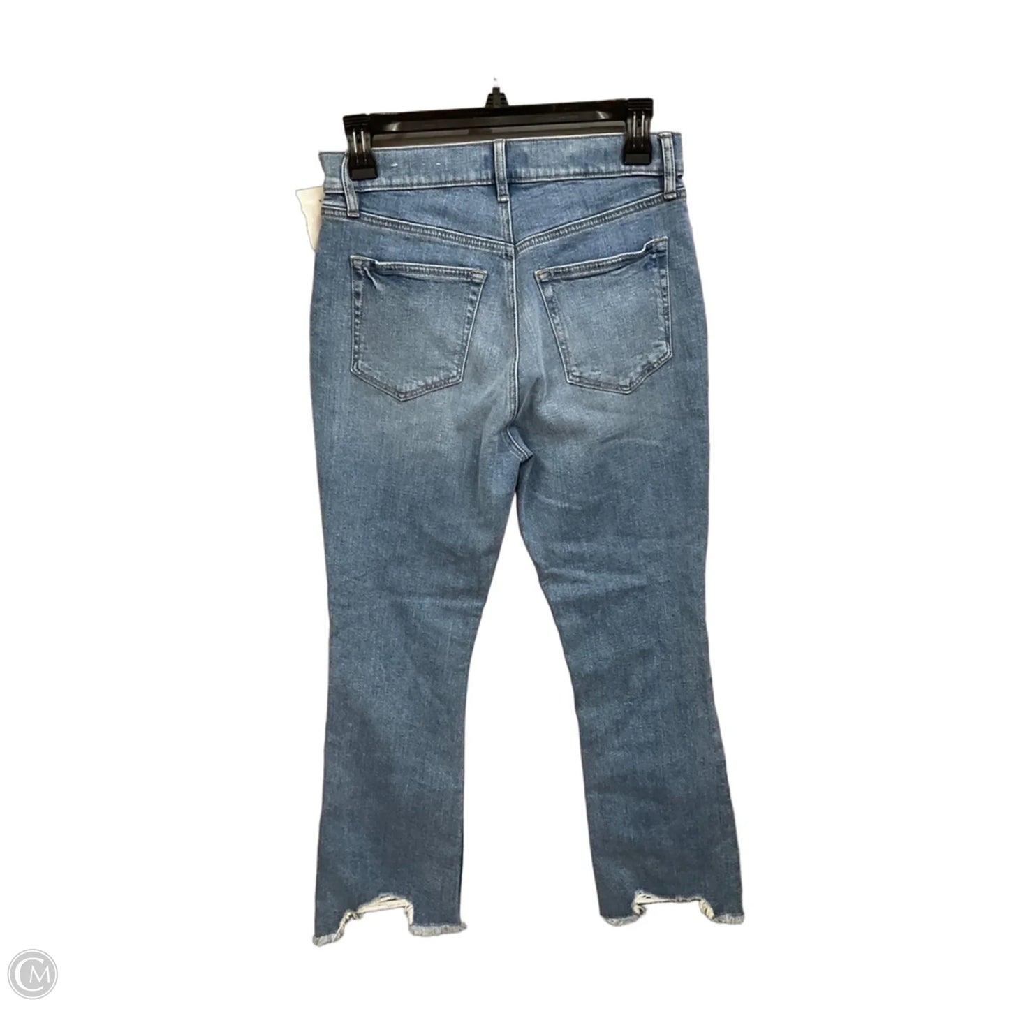 Jeans Cropped By Loft In Blue Denim, Size: 4