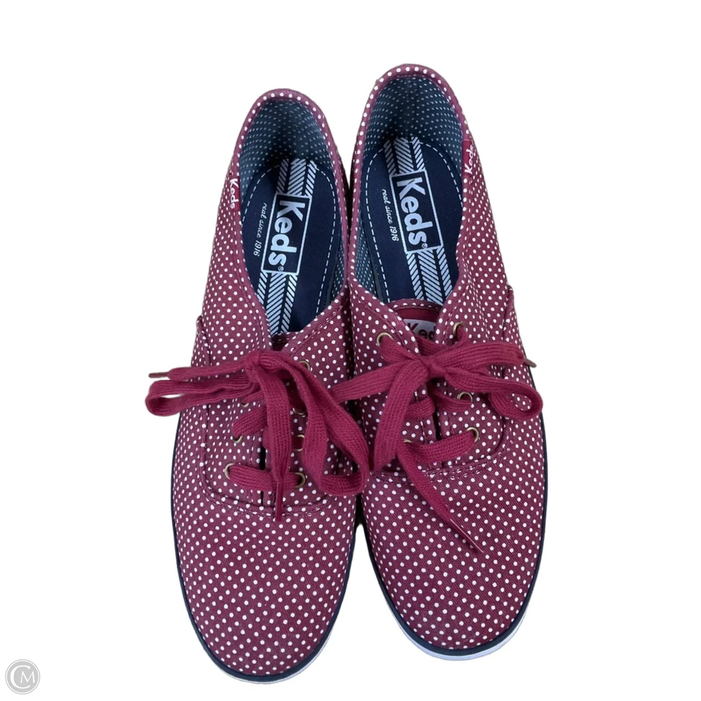 Shoes Flats By Keds In Polkadot Pattern, Size: 8