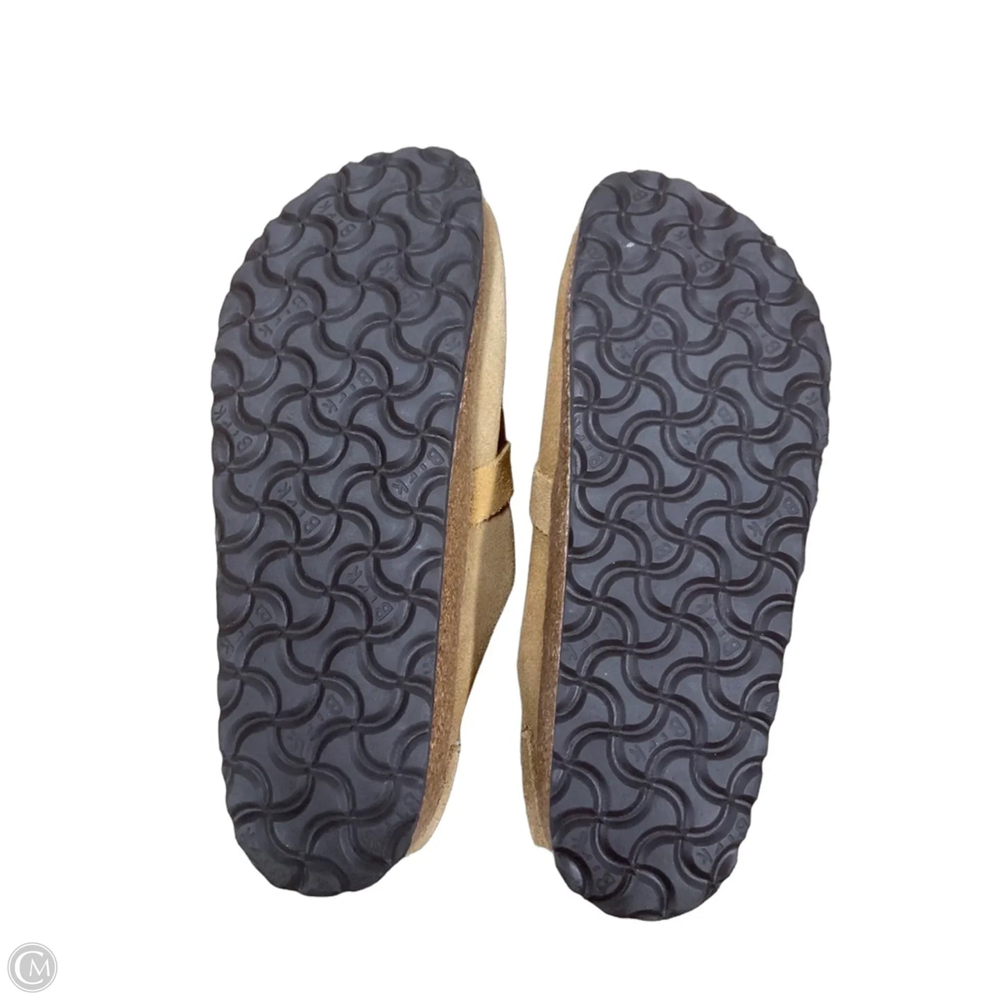 Shoes Flats By Birkenstock In Tan, Size: 7