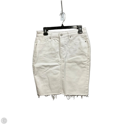 Skirt Mini & Short By Banana Republic In White, Size: 4