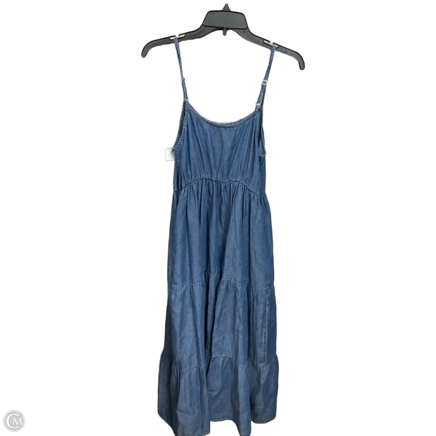 Dress Casual Midi By Time And Tru In Blue, Size: S