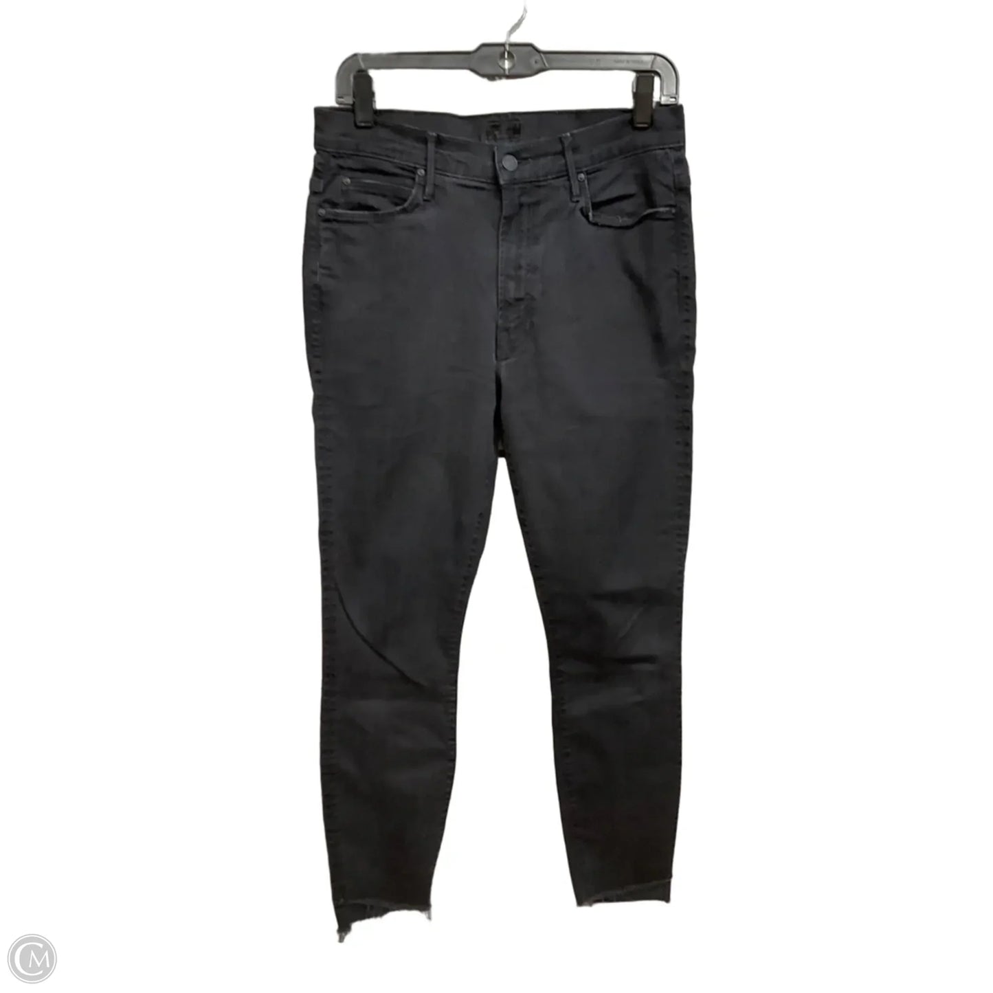 Jeans Skinny By Mother In Black Denim, Size: 6