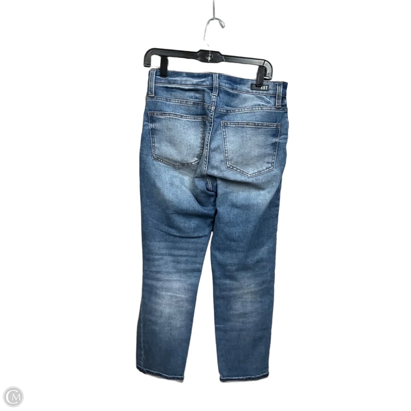 Jeans Straight By Kut In Blue Denim, Size: 4