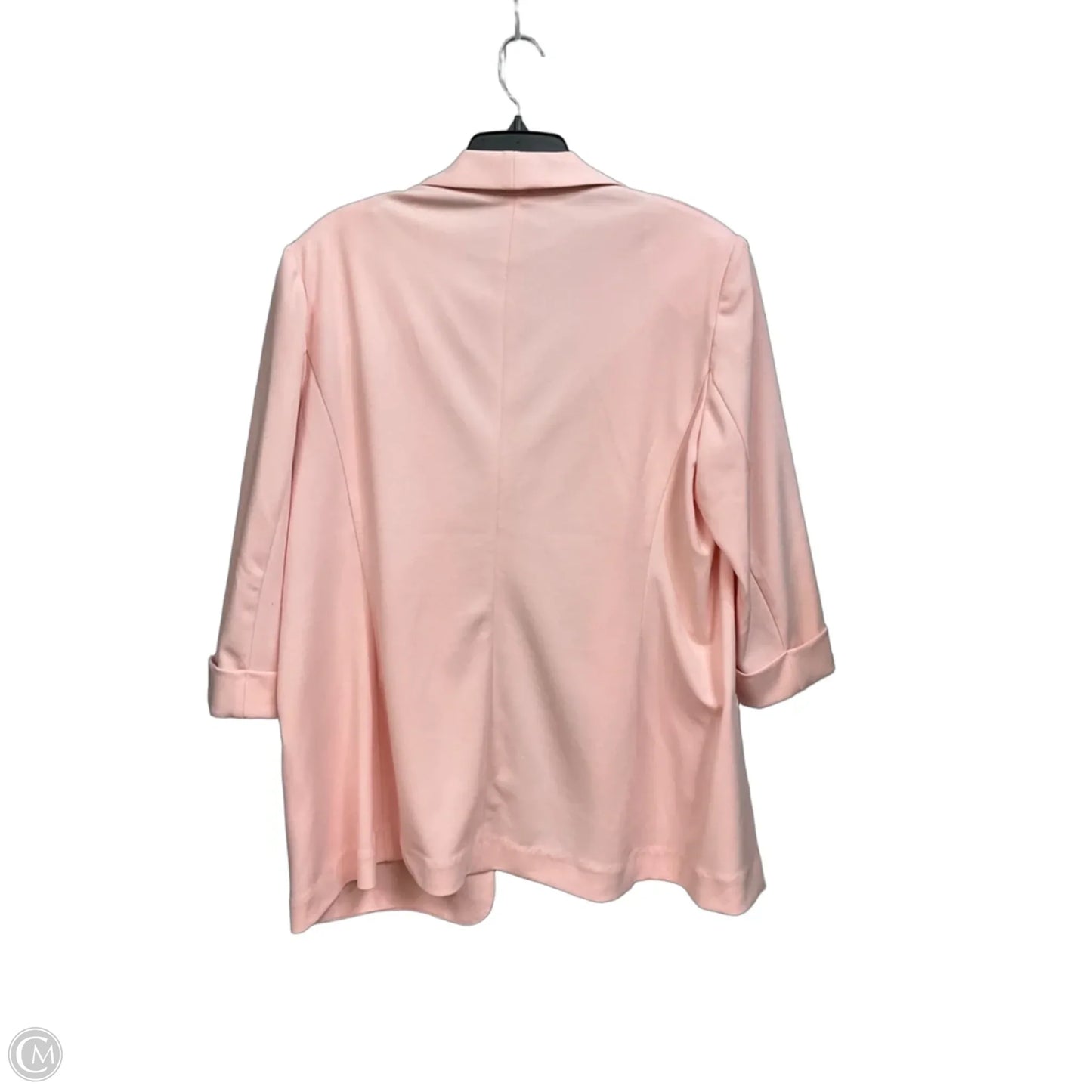 Blazer By Anne Klein In Pink, Size: Xl