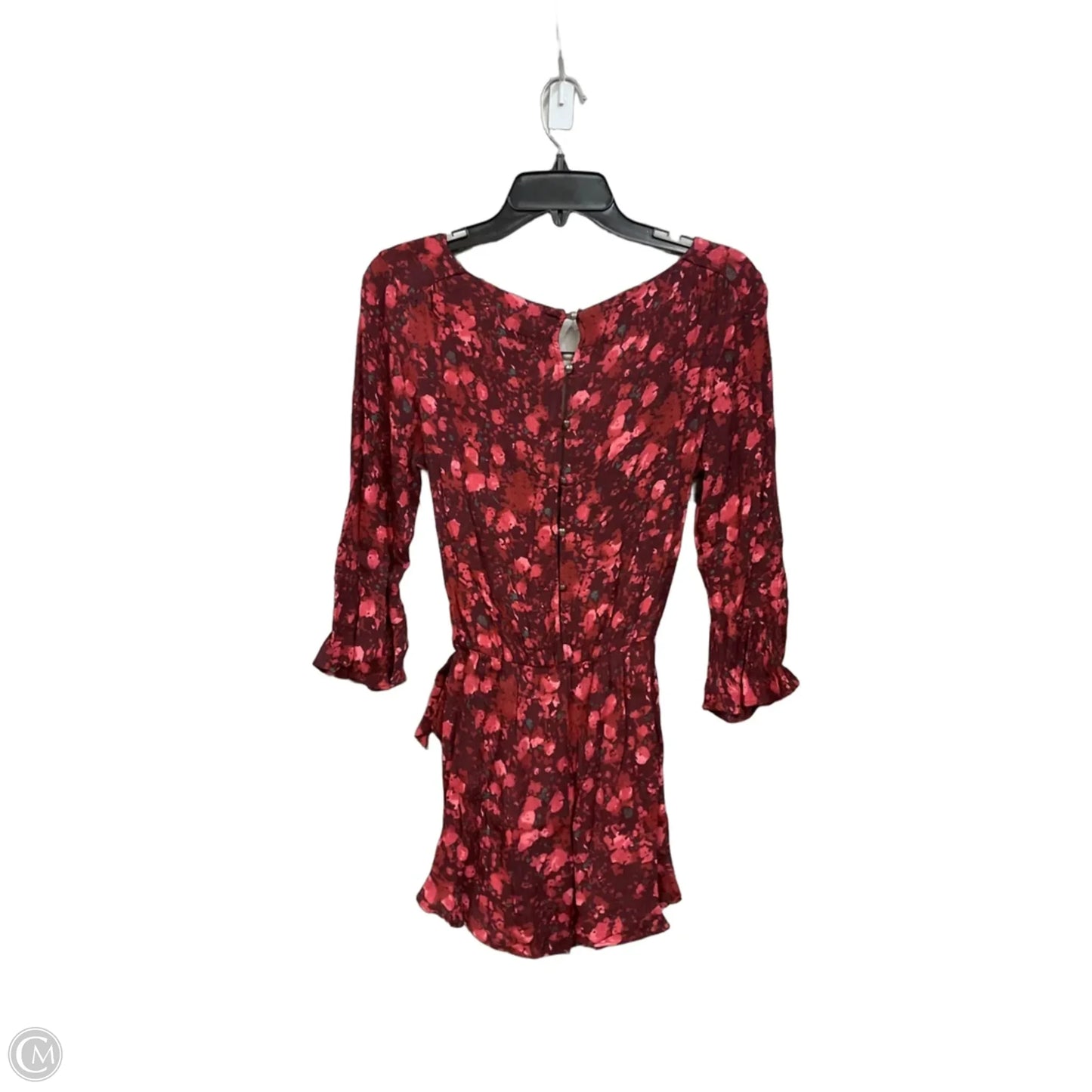 Romper By Free People In Floral Print, Size: Xs