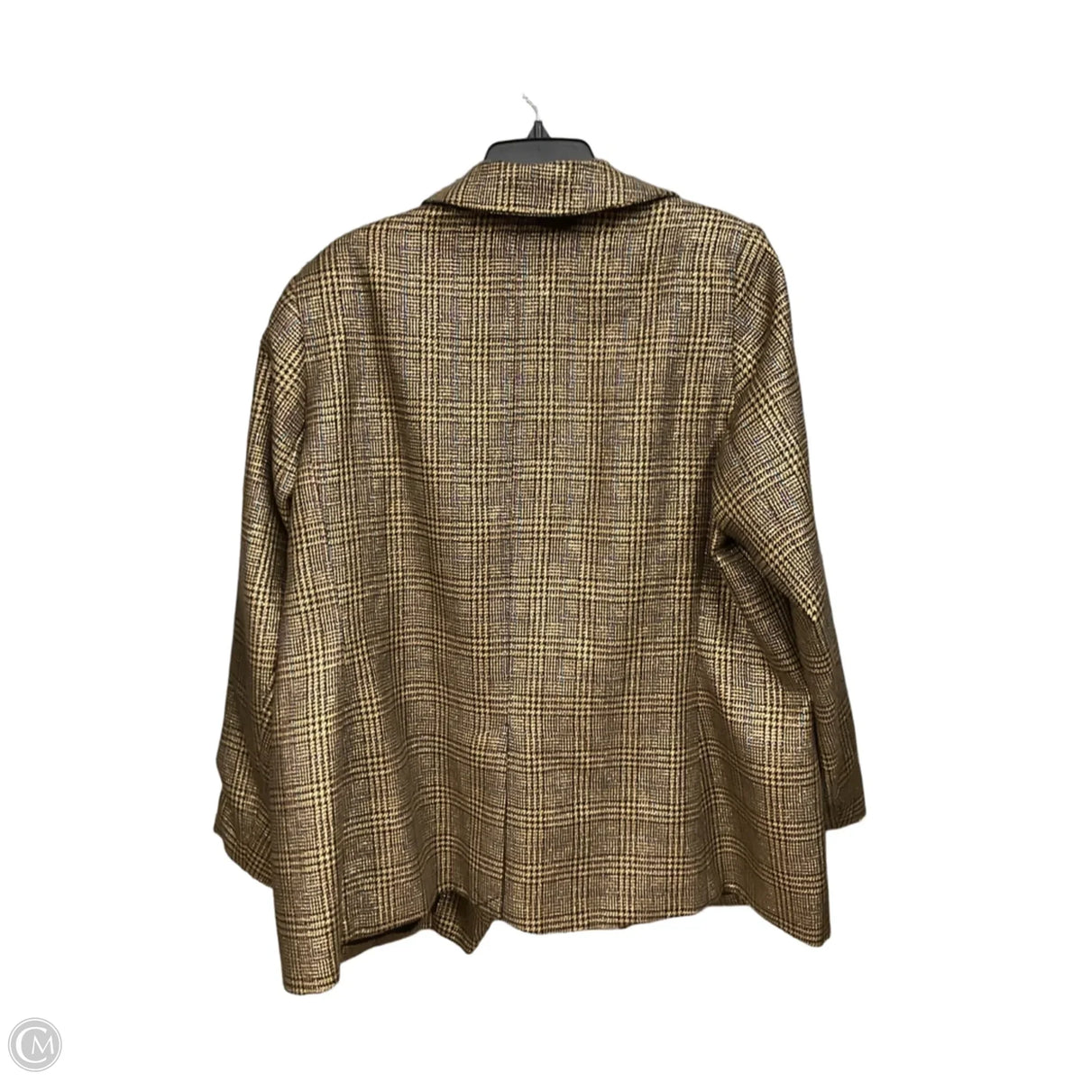 Blazer By Nine West Apparel In Plaid Pattern, Size: 1x