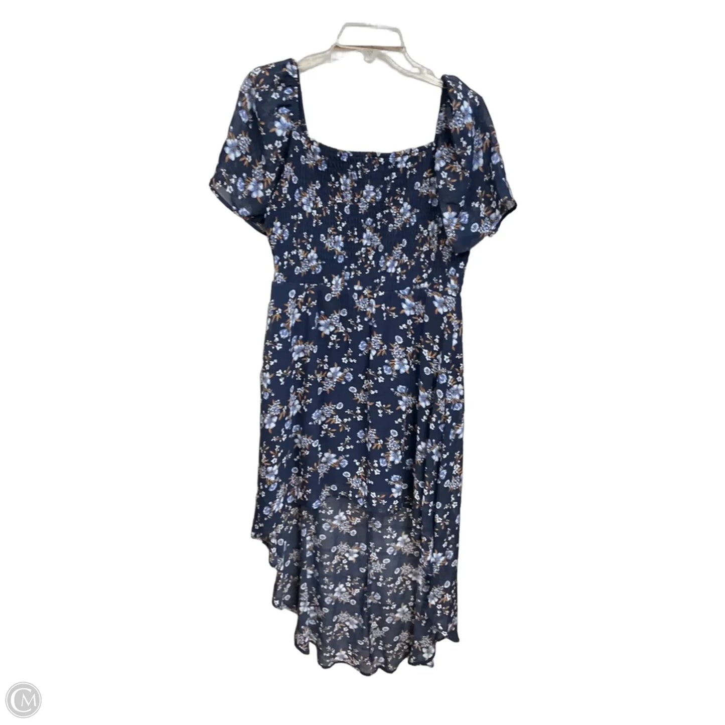 Dress Casual Midi By Lily Rose In Floral Print, Size: Xl