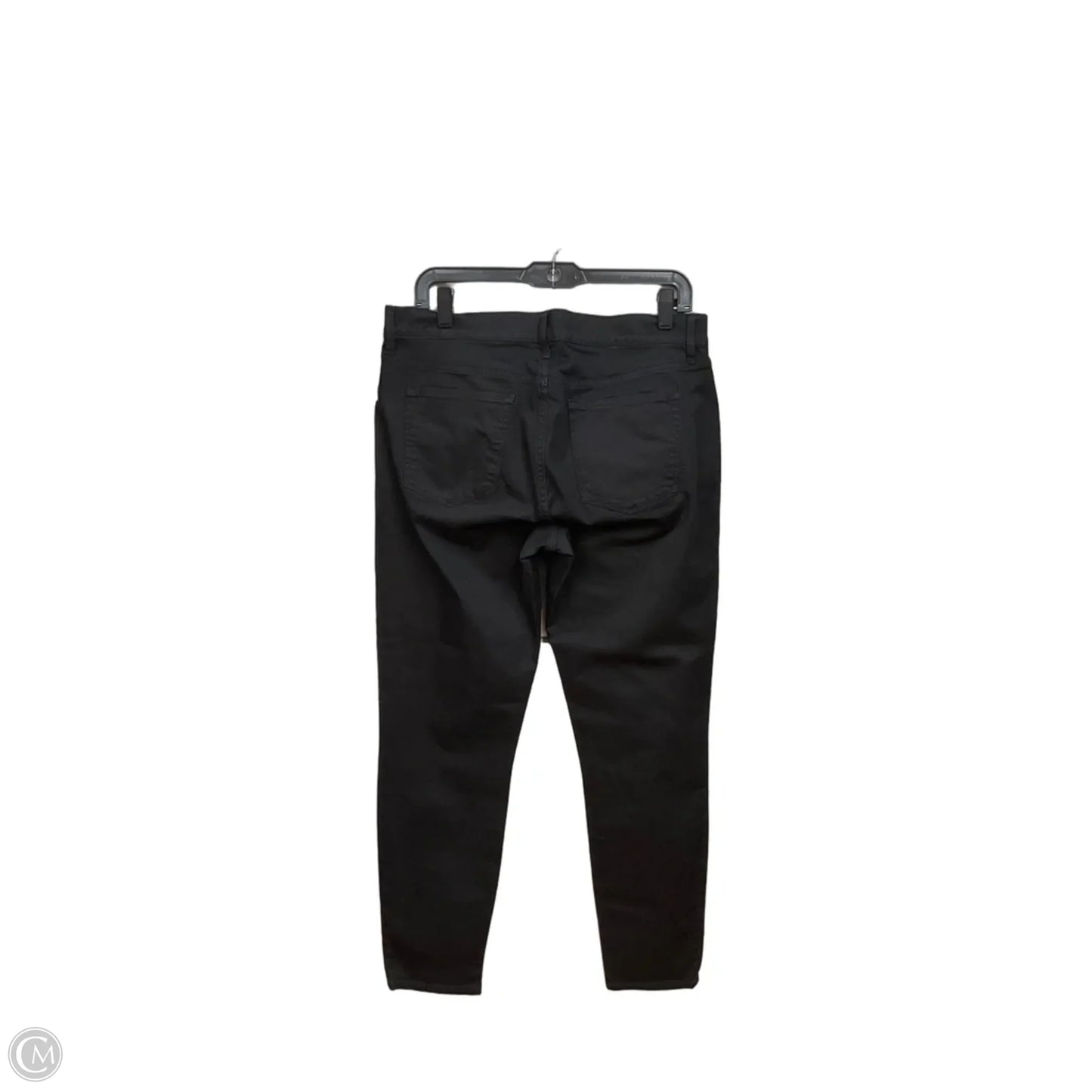 Jeans Skinny By Gap In Black Denim, Size: 14