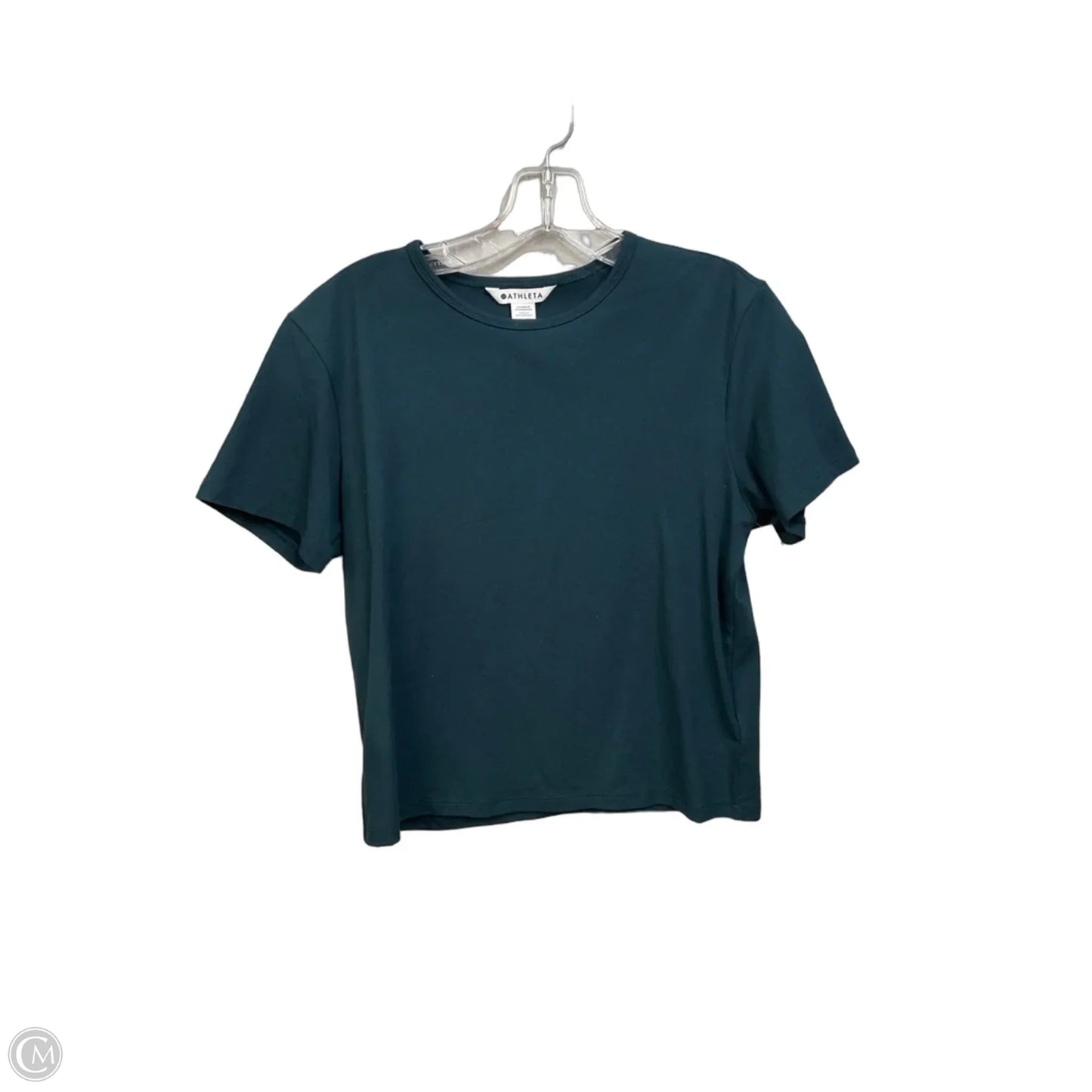 Athletic Top Short Sleeve By Athleta In Teal, Size: Xs