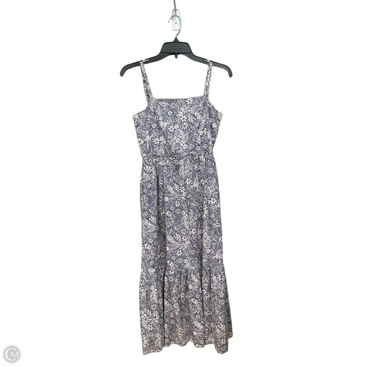 Dress Casual Midi By Evereve In Floral Print, Size: Xs
