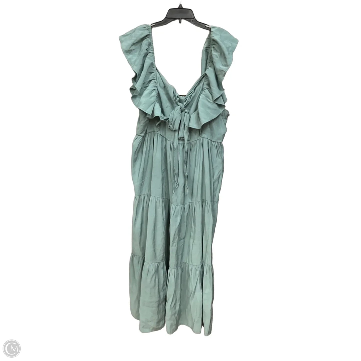 Dress Casual Midi By Arula In Green, Size: 2x