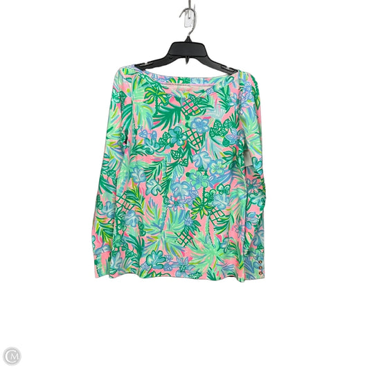 Top Long Sleeve Designer By Lilly Pulitzer In Multi-colored, Size: L