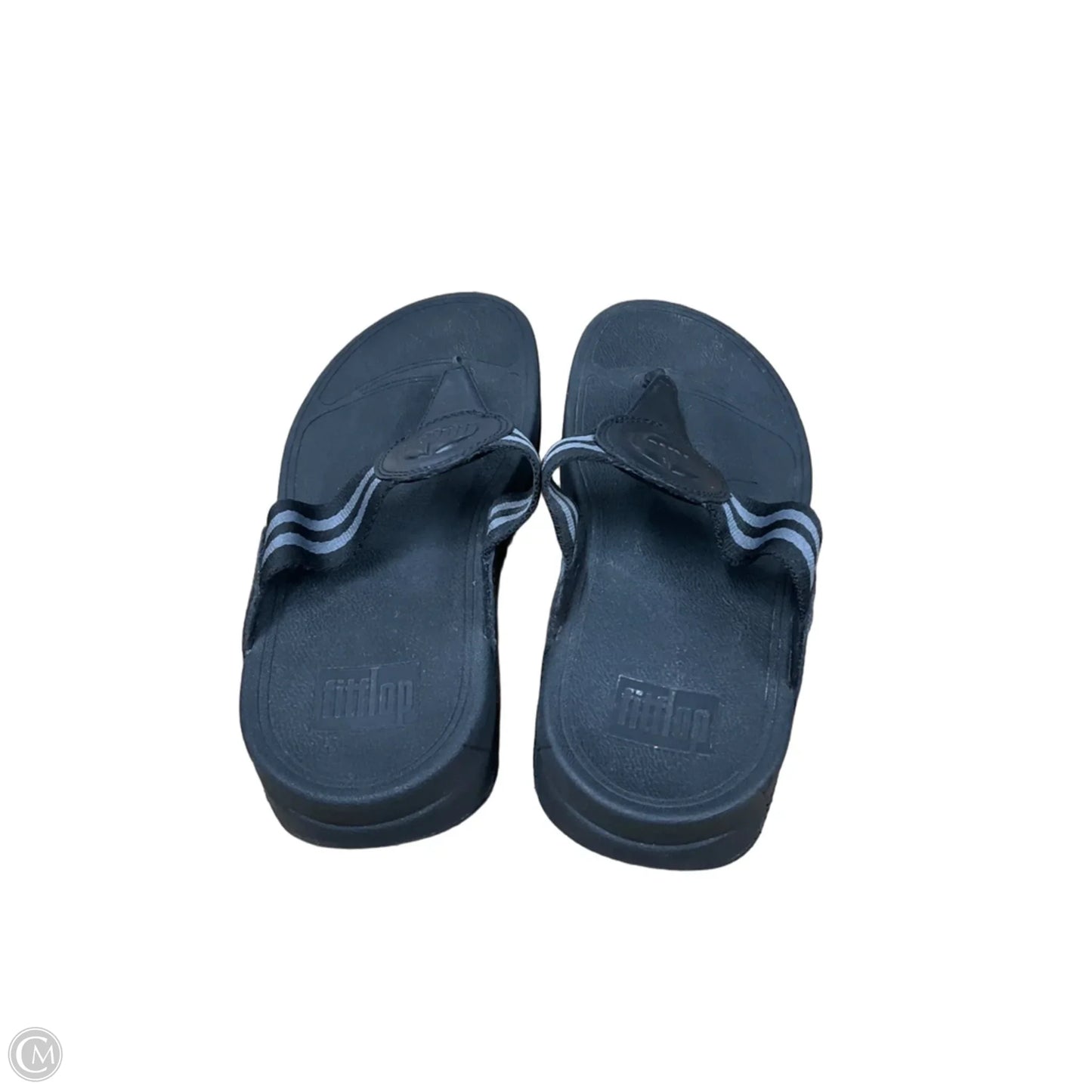 Sandals Flip Flops By Fitflop In Black, Size: 7