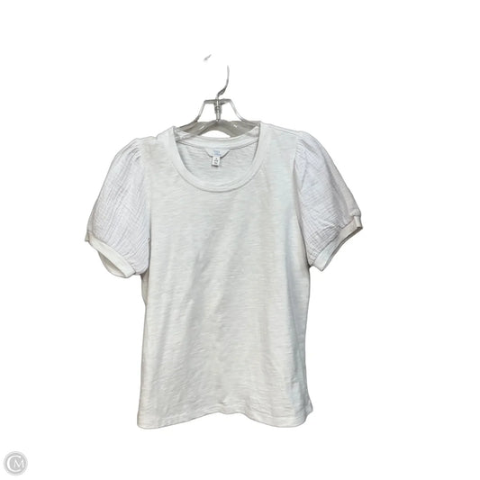 Top Short Sleeve By Time And Tru In White, Size: S
