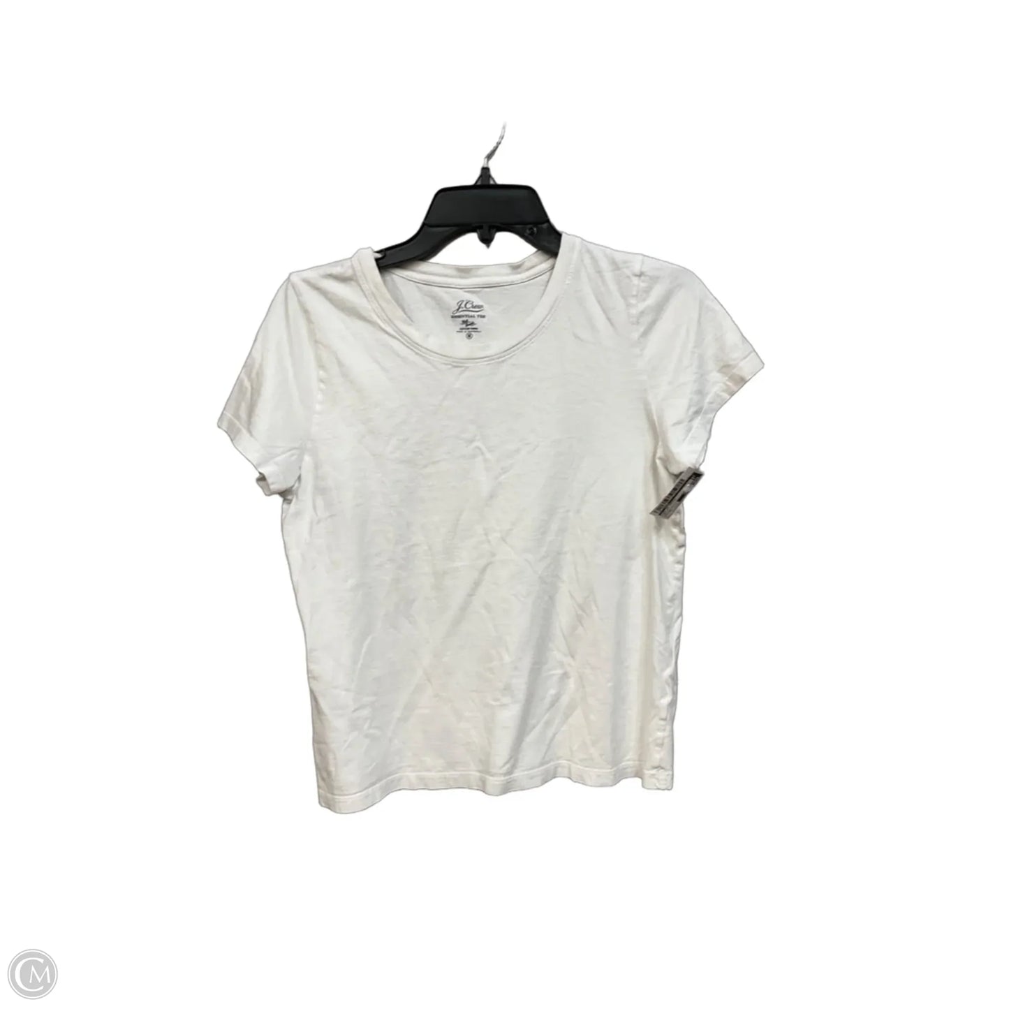 Top Short Sleeve Basic By J. Crew In White, Size: M