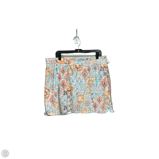Skort By Talbots In Multi-colored, Size: 14
