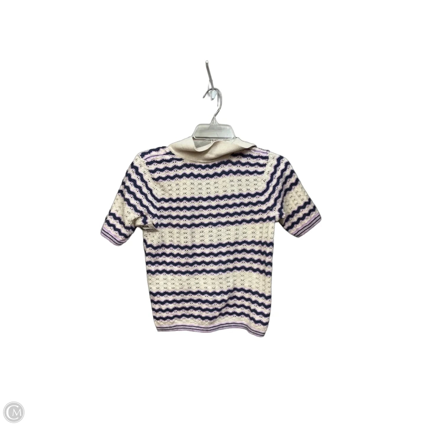 Top Short Sleeve By Marine Layer In Striped Pattern, Size: Xs