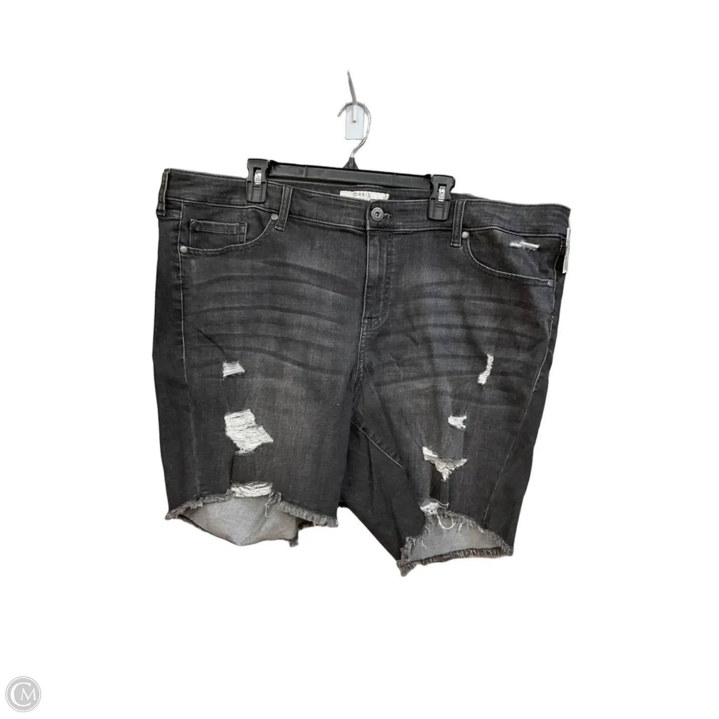 Shorts By Torrid In Black Denim, Size: 26