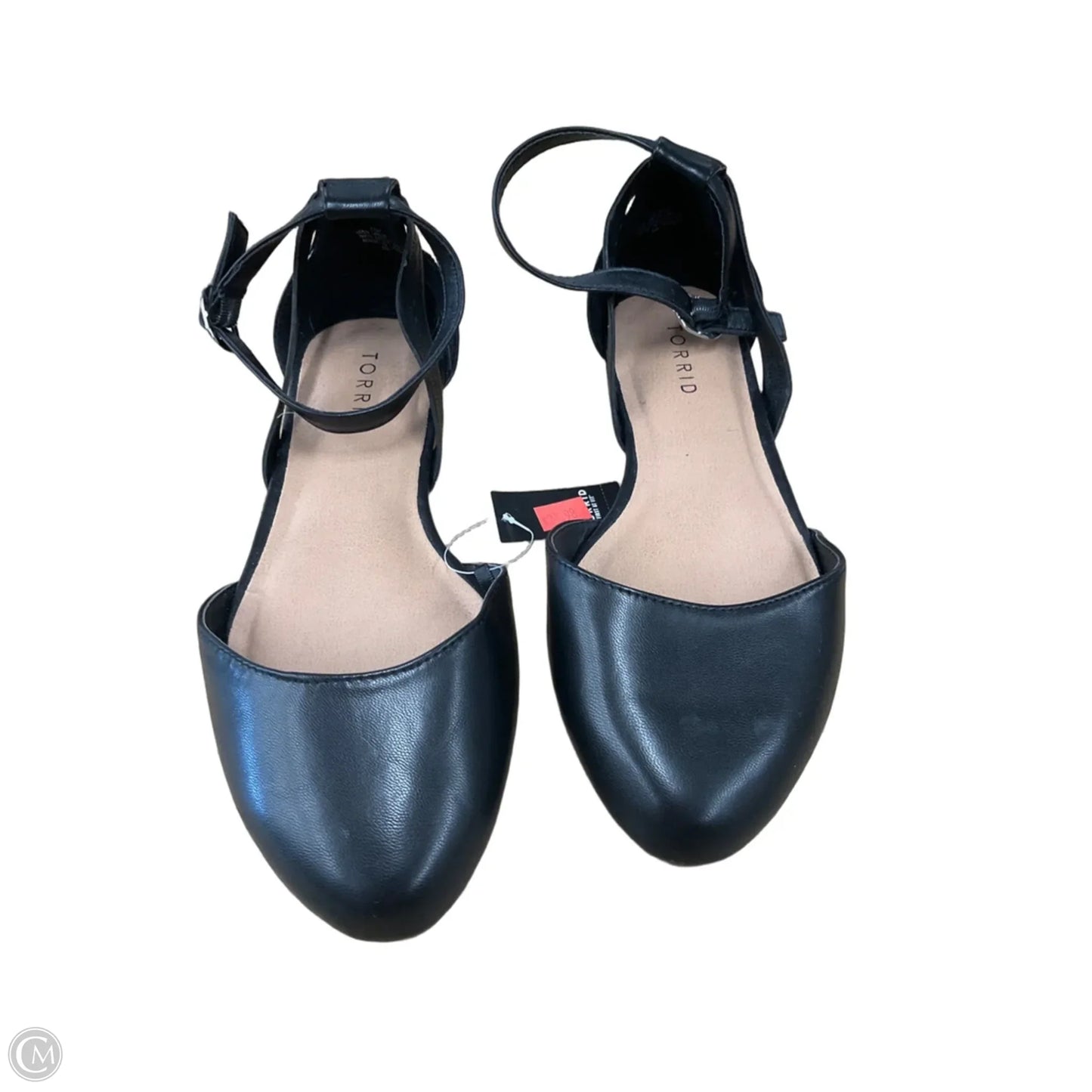 Sandals Flats By Torrid In Black, Size: 8
