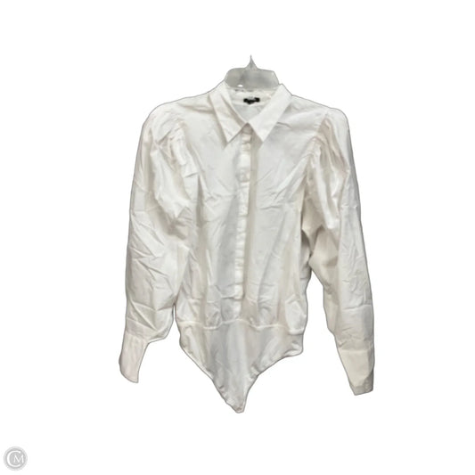 Bodysuit By Express In White, Size: M